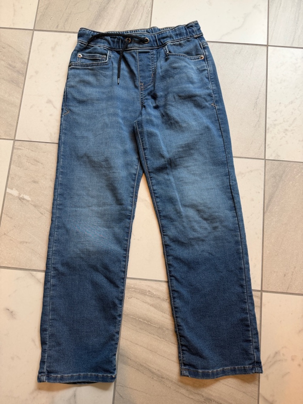 Boy’s Blue Denim Jeans - Casual Straight Leg